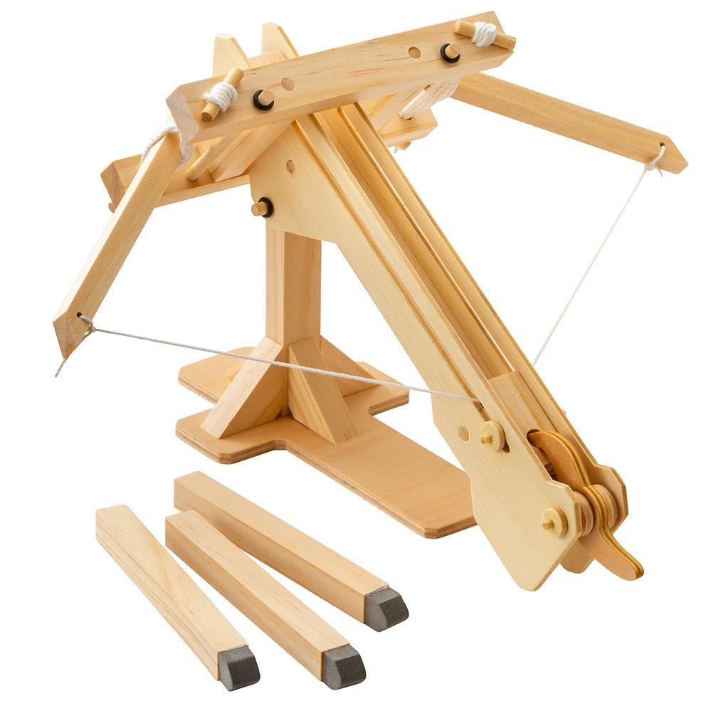 Ballista catapult Wooden model kit 