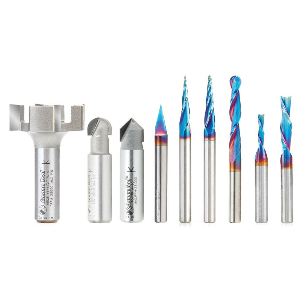 parts fan Unforeseen circumstances Axiom 9-Piece CNC Router Bit Set by Amana Tool (for Pro Series) - Rockler parts fan Unforeseen circumstances Axiom 9-Piece CNC Router Bit Set by Amana Tool (for Pro Series) - Rockler
