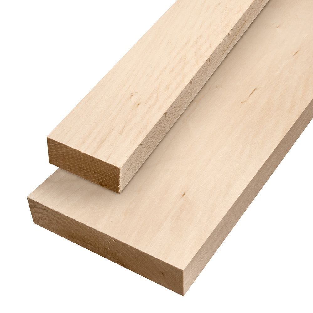 Bass Wood 5/16 x 2 x 24 3 BWS3512 