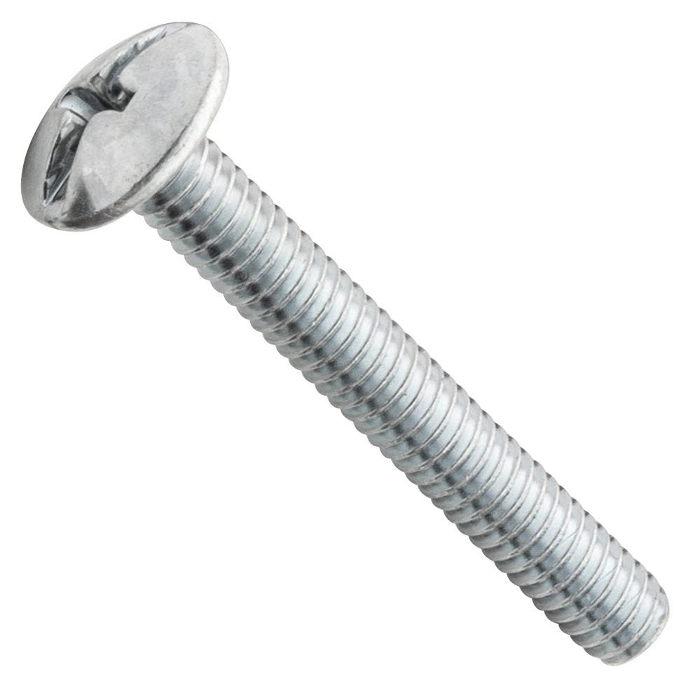 20-pack  8/32" x 1-1/4" Truss Phillips Machine Screw most common screw for knobs 
