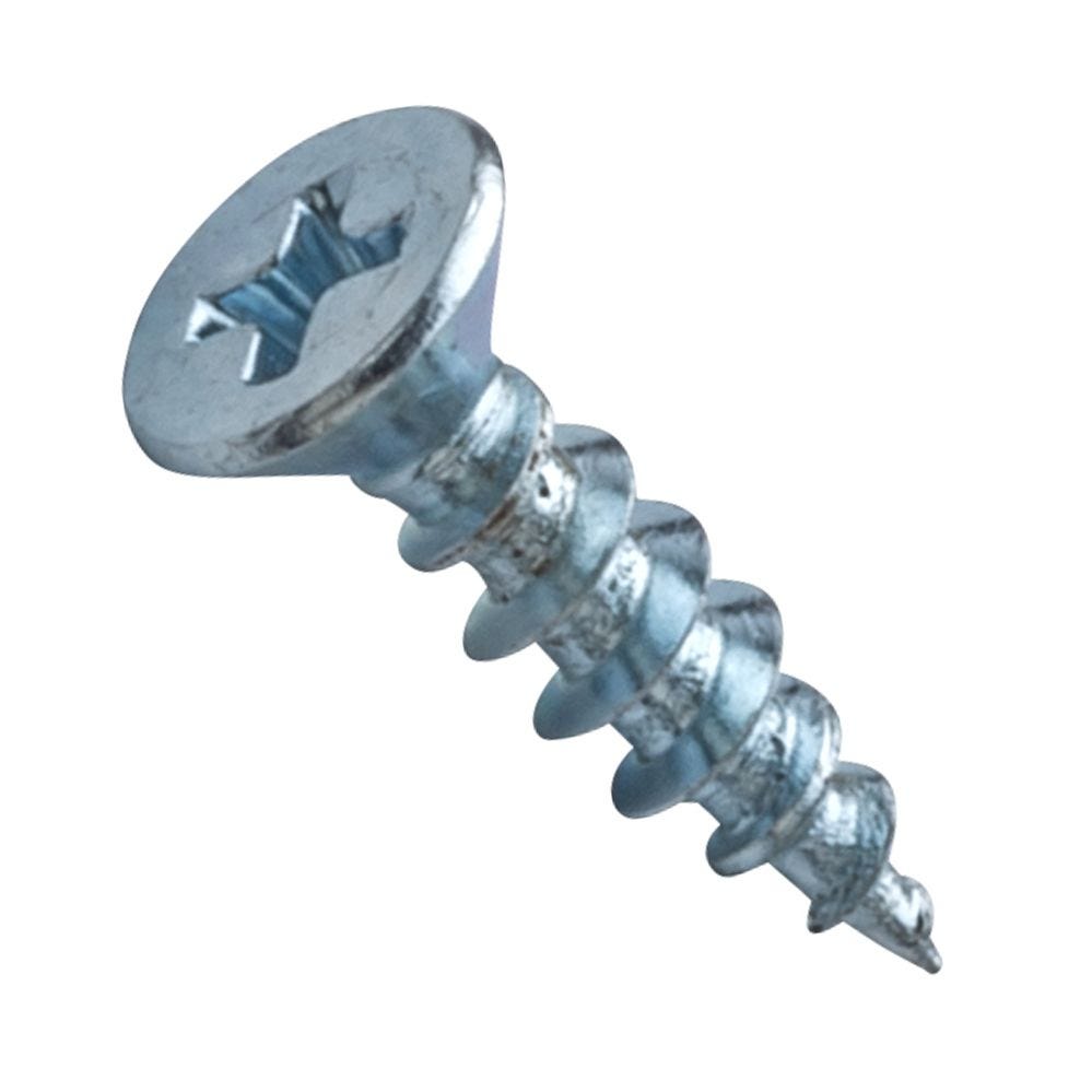 The Hillman Group 998 Aluminum Flat Head Slotted Wood Screw 8 x 1-1/4 In 30-Pack 