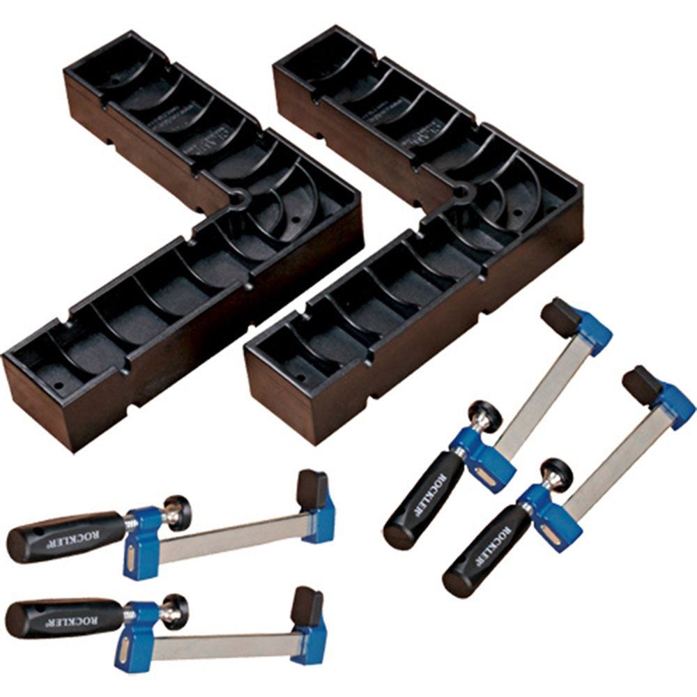 Rockler Clamp-It Combo (2 Squares, Matching Clamps)