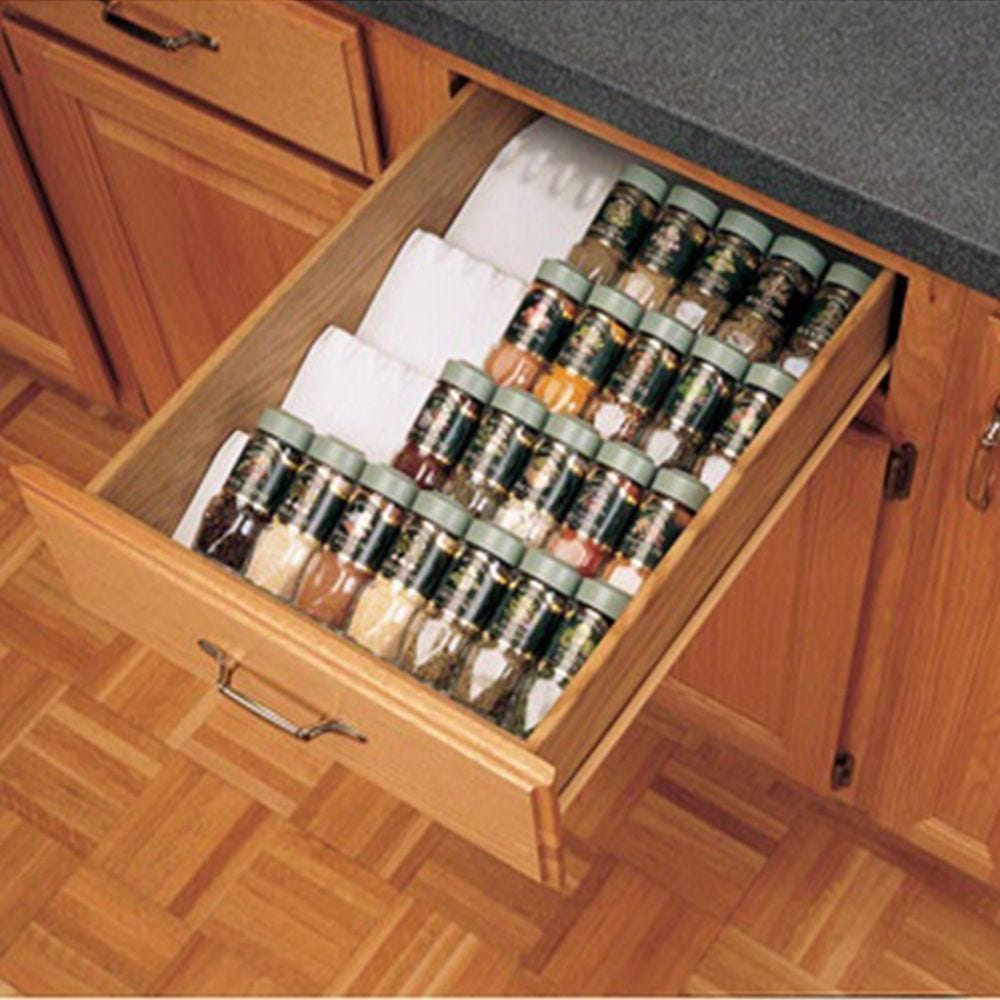 spice drawer organizers kitchen