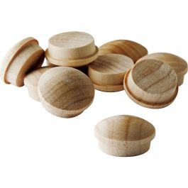 1/2" inch shank diameter 100 Maple wood screw hole plugs mushroom button …