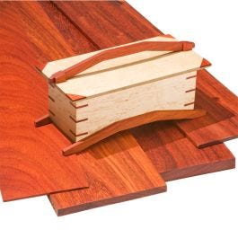 Padauk Thin Stock Lumber Boards Wood Crafts 1" x 3" x 48" 