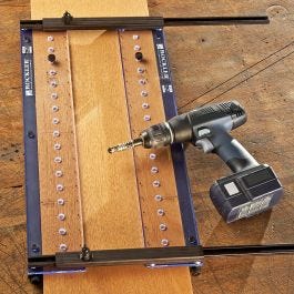 You Get Two 2-Packs 1/4" Indexing Pins for Pro Shelf Drilling Jig