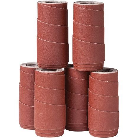 10pc 6" X 80" 100 GRIT SANDING BELT Butt Joint sand paper Made in USA cloth back 