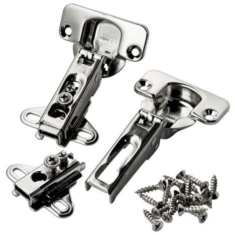 Screws Furniture Hardware Cabinet Closet Hinges Color : Green Bronze, Size : 4 inches MUMA 1 Pair Home Stainless Steel Door Hinges,Ball Bearing Mute Hinges 