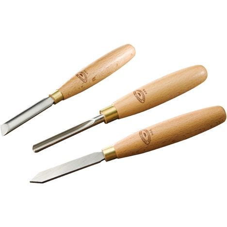 CROWN HAND TOOLS PEN MAKING CHISEL SET 