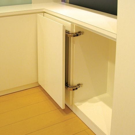 Sugatsune Lateral Opening Door Hinge, How To Install Rockler Barrister Bookcase Door Slides