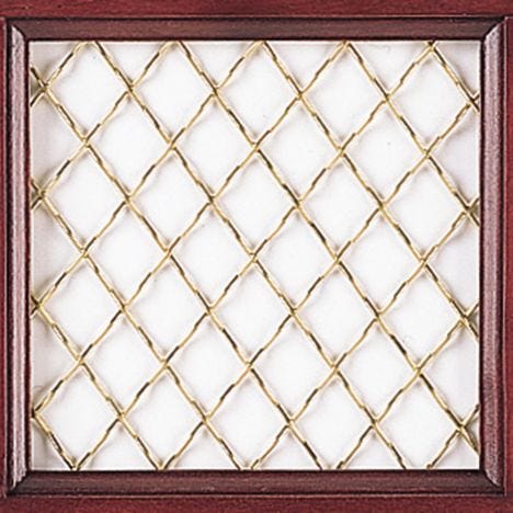 Hand Woven Decorative Brass Grille, Brass Grilles For Cabinets