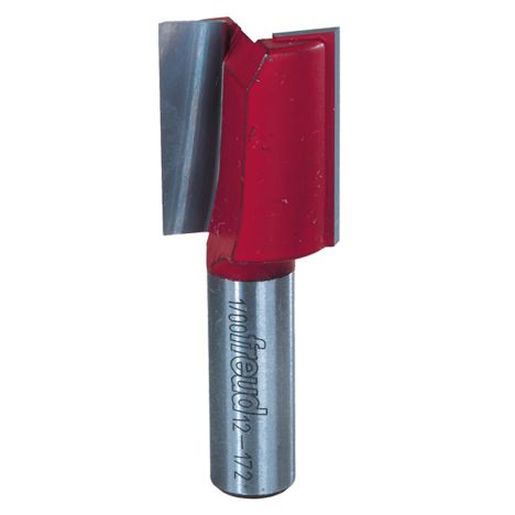Dreneco 1/2 Dia Straight Router Bits Double Flutes 2 Blade Length with 1/2 Shank 