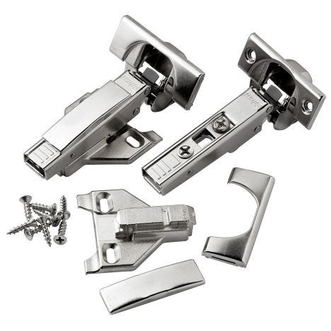 Blum® 110° Soft-Close BLUMotion Overlay Clip Hinges Face Frame - Rockler Woodworking Tools