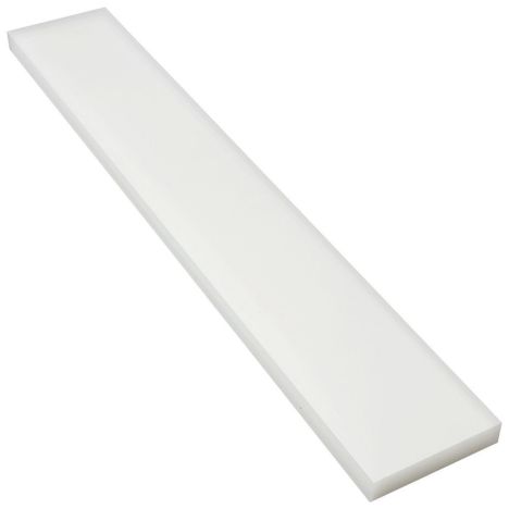 Natural White 3/16" Thick 24" Length x 24" Width UHMW 