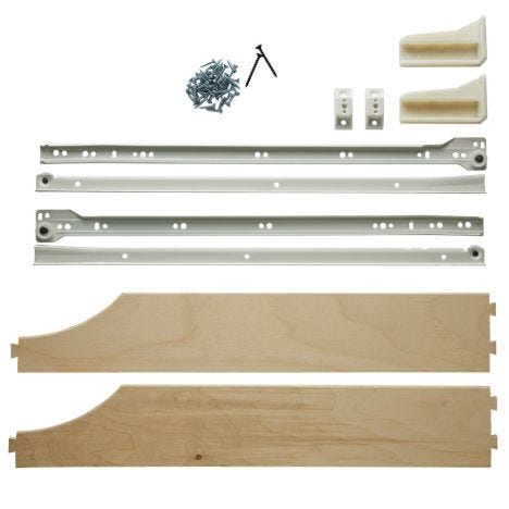Drawer Slide Hardware Kits For Pullout, Kitchen Cabinet Pull Out Shelf Hardware