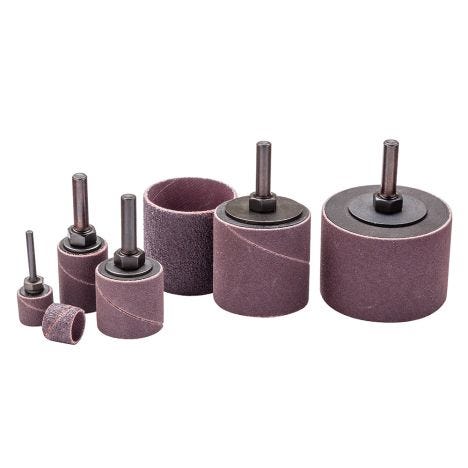 '' Set Drum Drill Tools Abrasive 3/8" 1/2 Sanding Kit 338pcs Chuck Round Sander 