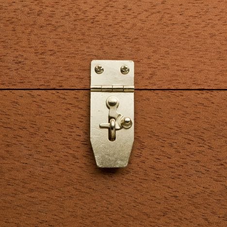 4X Antique Bronze Hasp Latch Jewelry Wooden Box Lock Cabinet  Case Lock HC 