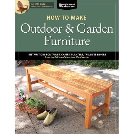How To Make Outdoor And Garden Furniture Book Rockler Woodworking Hardware - Outdoor Furniture Novi Mi