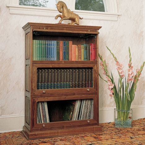 Barrister Bookcase Plan Rockler, Barrister Bookcase Cherry Wood