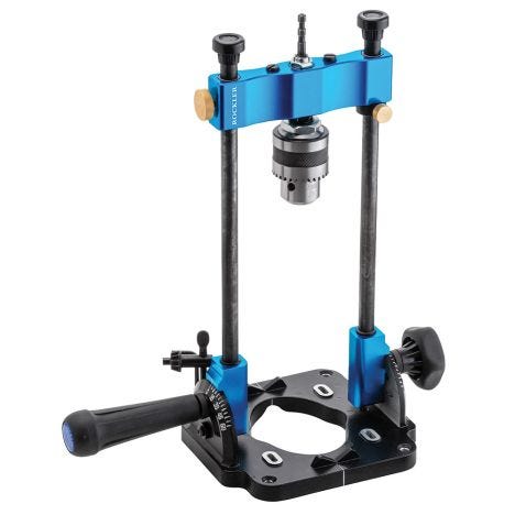 CHUNSHENN Electric Drill Holder Guide Drill Press Table Cutting Tools Adjustable Multi-Angle Profession Drill Stand for Drill Workbench Repair Woodworking Tool Drilling Collet 