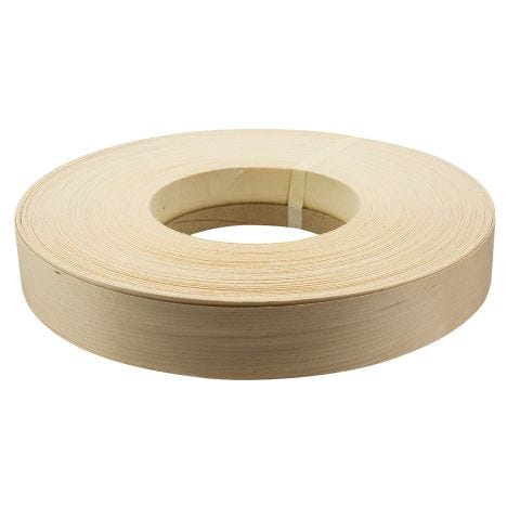 1/2'' to 3''x250' wood veneer edge banding Red oak pre-glued unfinished 