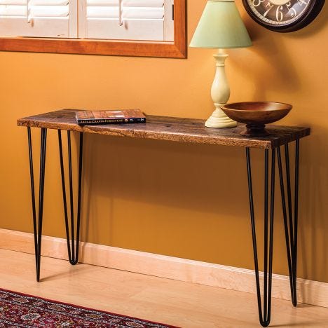 Black 16” 4 pcs Hairpin Legs/ Hair Pin Legs Set Steel Furniture Bench Desk Table 