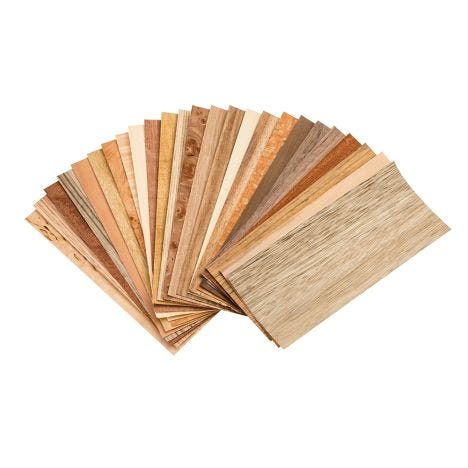 A4 Mixed Wood Veneer Sample Pack