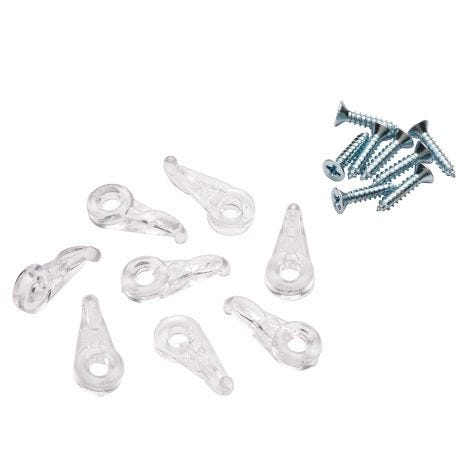 Glass Door Retainer Clips 8 Pack Rockler Woodworking And Hardware