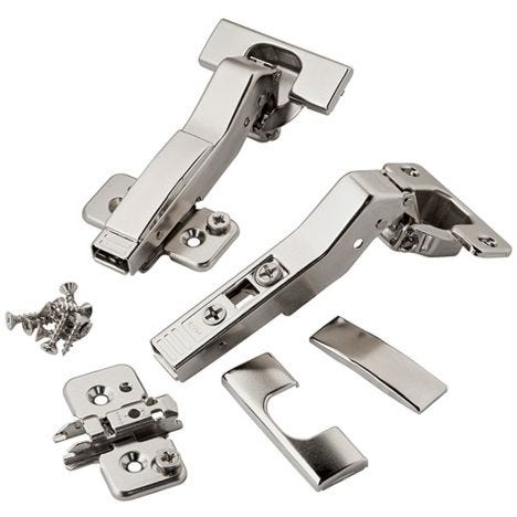 Blum 110 Clip Top Cross Corner Hinges Pair Rockler Woodworking And Hardware