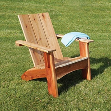 Modern Adirondack Chair Templates with Plan - Rockler
