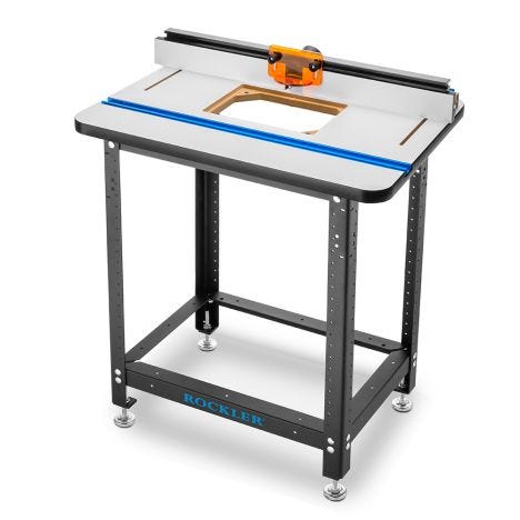 Rockler Hpl Router Table With Pro Fence, Router Table Stand Height