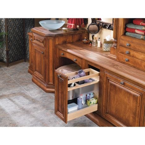 Rev A Shelf Cabinet Pullout Soft Close, Bathroom Vanity Organizer