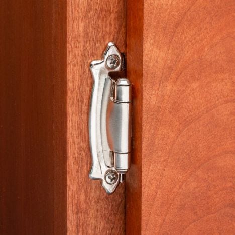 Probrico Face Mount Kitchen Cabinet Flush Hinges Self Closing Variable Overlay 