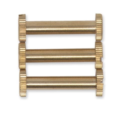 Brass Chicago interscrews post and screw set 30mm pack of 6 