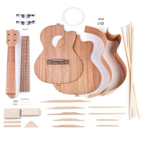 StewMac Build Your Own Concert Ukulele Kit 