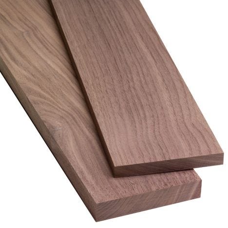 Walnut Raw Wood Veneer Sheets 5 x 39 inches 1/42nd  thick              E7318-10 
