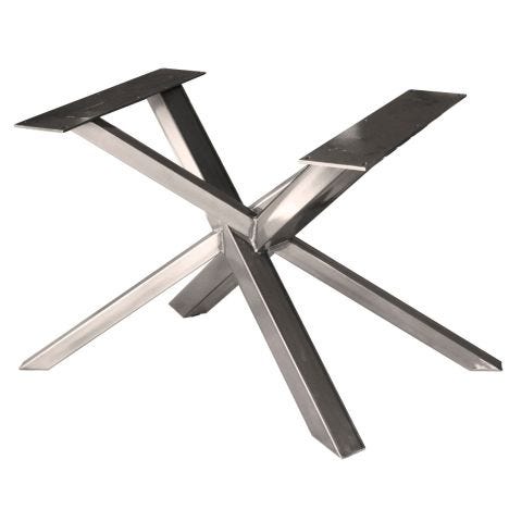 28 H Straw Bundle Light Welded Steel Table Base Unfinished Rockler