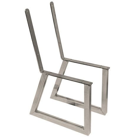 Welded Steel Bench Chair Leg Set With, Outdoor Bench Legs Canada