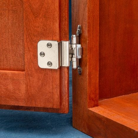 How To Install 3/8 Inset Self Closing Cabinet Hinges 