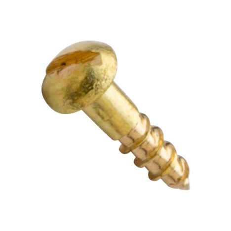 Raised head No6 Solid brass wood screws Slotted 12mm -> 40mm.. Round head 