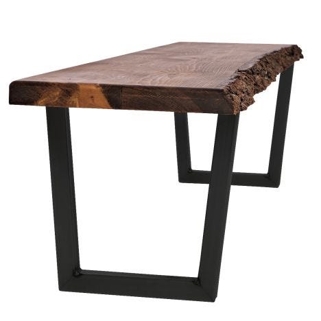 V Shaped Welded Steel Table Leg Set, Wooden Desk Legs