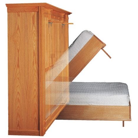 Rockler S Folding Murphy Bed Plan For, Murphy Bed Chest Queen Plans