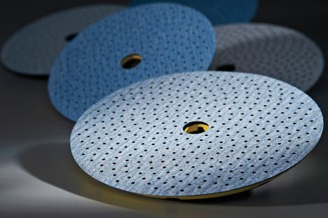 50 PK.05489 NORTON 6"" P80 GRIT PROSAND MULTI-AIR CYCLONIC ABRASIVE DISCS 