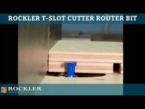 Sharp Cutting Edge #5 1/2'' Shank T-Slot T-Track Slotting Router Bit Cutter 