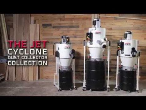 Jet 1 2hp Cyclone Dust Collector Rockler Woodworking And Hardware - Multi Cyclone Diy Dust Deputy Design Kitchen