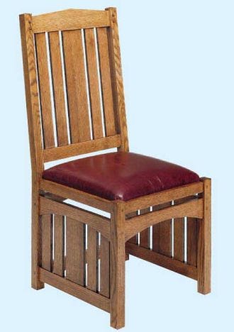 Arts Crafts Dining Room Chairs Plan, Dining Room Chair Plans Woodworking