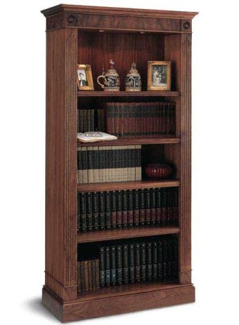 Walnut Library Bookcase Plan, Mission Style Bookcase Plans Pdf