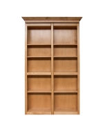InvisiDoor Bi-Fold Bookcase Shelving Unit Kit - Cherry