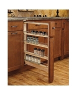 Wide Base Filler Organizer with Ball-Bearing Soft-Close Slides