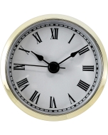 White Roman Precision Quartz Clock Movement 